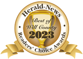 Award badge for Herald-News Readers’ Choice 2023.